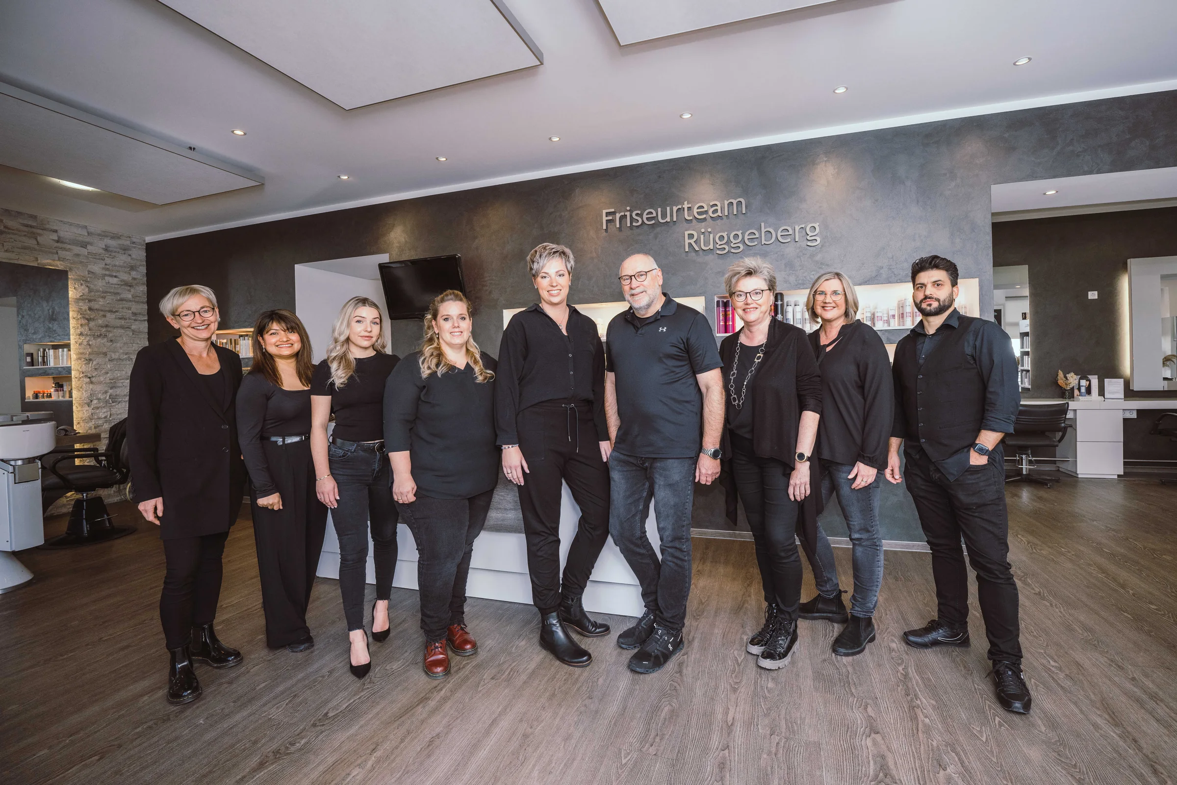 Das Friseurteam Rüggeberg im Salon